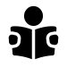 Reading icon in Apple SF Regular Filled style